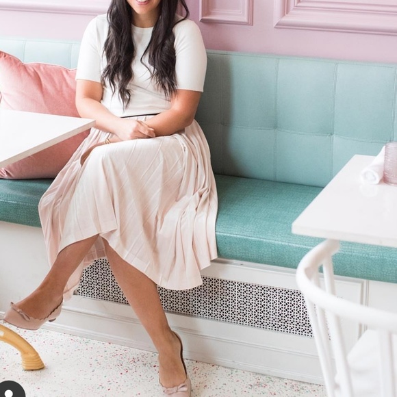 Nordstrom's Velour Leith Midi Skirt - Picture 2 of 4